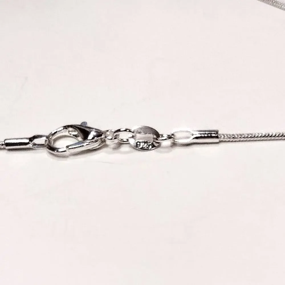 925 Sterling Silver Chain Heart Locket Necklace Gift - NEW!